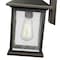 Z-Lite Portland 1 Light Outdoor Wall Light, Oil Rubbed Bronze And Clear Seedy 531M-ORB - alternate 8
